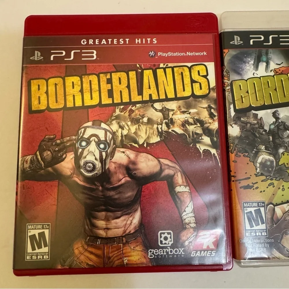 Borderlands 1 & 2 (Sony PlayStation 3, 2009) PS3 Complete w/ Manual Tested